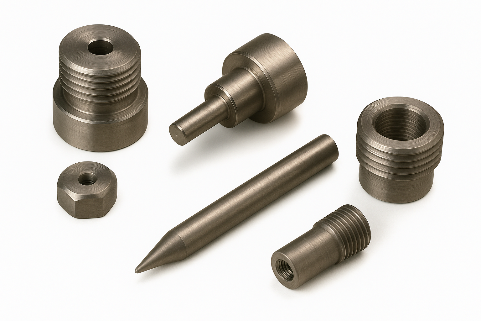 Precyzyjnie toczony detal wykonany na automacie szwajcarskim